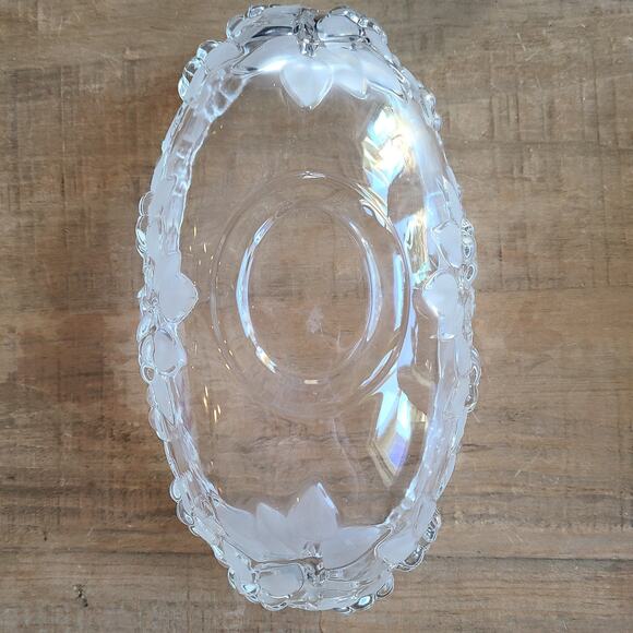 Beautiful! 10" Oval Bowl Carmen Collection by Mikasa Floral Leaves GORGEOUS!!!!! - Picture 4 of 8